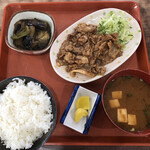 Tsutsumi Shokudou - しょうが焼き定食（700円）