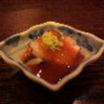 山玄茶 - たこの梅肉わさび