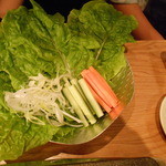 YAKINIKU MARUUSHI - 野菜の登場(^_-)-☆