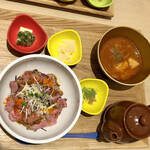 チャワン - ローストビーフのだし茶漬け　1,390円