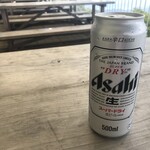 陣馬山頂　清水茶屋 - 缶ビール500ml