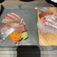 小野の離れ 博多本店 - 刺身12点盛り