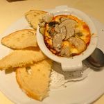 前菜(私の注文ではありません)　トリュフのオーブン焼き(+500円)