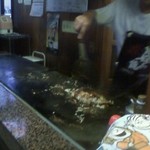 御主人と鉄板です