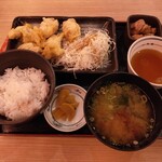 Yokohama Uoman - 日替り定食（とり天）@700