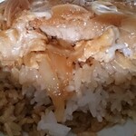 東京庵 - 出前 かつ丼のご飯