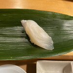 寿司金 - 夏らしくメイチダイを昆布締めで。