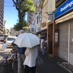 とんかつ燕楽 - 退店時にはこの行列（マスキング修正済み）