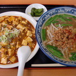 Shikikou - 麻婆飯と台湾ラーメンのセット