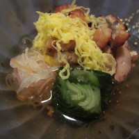鰻 十和田 - 鱧ざく　（１２００円）