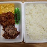 Karaage No Tensai - からたま2個弁当の内容はこんな感じ