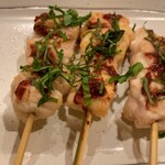 いっすんぼうし串焼 - ササミ梅
