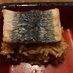 淡水 - うなぎの皮の確認