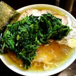 家系ラーメン ジェット家 - チャーシューメンホウレン草1000円