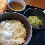 山藤家 食堂 - 磯とろ七尾うどんセット850円
