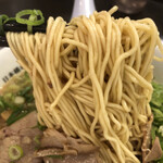 ますたにラーメン - 麺10秒