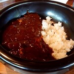 直火自家焙煎珈琲・煎 - カレーのアップ