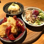 地鶏専門店 彩鶏どり - 前菜3種