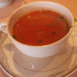 ミカサ - ランチのスープ【エビがい～っパイ】