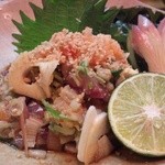 じゃんけんポン - アジのたたきサイコーに美味いです