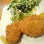 食彩食道とび田 - チキンカツと地玉子ぶっかけごはん③