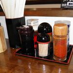 麺処さとう - 調味料類