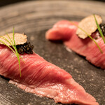 【サーロイン炙り寿司】