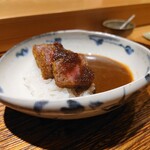 肉割烹 上 - カツカレー