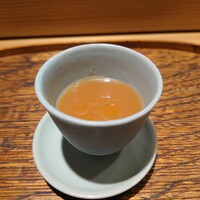 肉割烹 上 - スープ