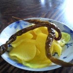いろは食堂 - 何時も出てきます　サービスのお漬物
