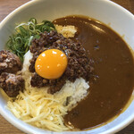 キラメキノトリ - 鶏白湯キラメキカレー（大）（ニンニク有り）