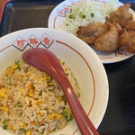 珍豚香 - 唐揚Aセット