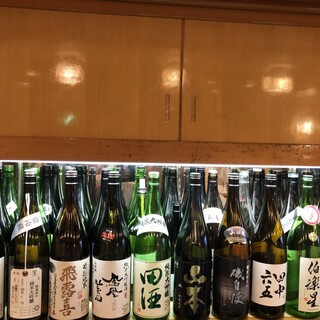 Local sake from all over the country that goes perfectly with your food. Plenty of rare alcoholic beverages