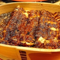 うなぎ和食 しら河 名駅店 - 蓋をぱっか～んすればウナギど～ん！