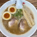 麺や　福座 - 福座ラーメン(煮玉子トッピング)