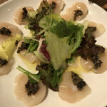 フラット - 帆立のカルパッチョ