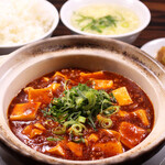 Mapo tofu set meal