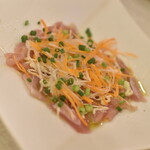 ワインバー ヨロ - マグロのカルパッチョ（７８０円＋税）２０２０年８月