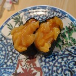 回転寿司すノ家 - えびとイカの卵和え、これが"エビっ子風"？