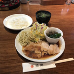 Oumigyuudainingu Ginza Purasueru - 那須高原豚の生姜焼き定食（税込み１０００円）