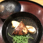 日本料理 太月 - ランチコース１６５００円。フッコ、魚素麺、松茸のお椀。出汁が、相変わらずの絶品です（╹◡╹）（╹◡╹）。具材の味、香りも程よく、全てが主役の一品です（╹◡╹）（╹◡╹）