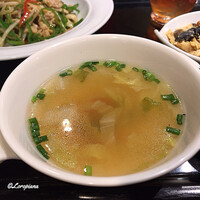 中国料理 豪華 - 人参､白菜､浅葱のｽｰﾌﾟ