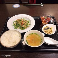 中国料理 豪華 - 青椒肉絲のランチセット
