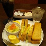 Cafe Miyama - ランチホットサンド 860円((税込)