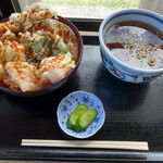 道の駅つちゆ - 山の恵みの天ぷら丼