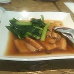 中国料理 桃園 - 豚バラの角煮季節野菜添え