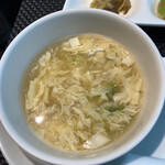 華都飯店 - 卵スープ