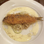 ビストロ ハッチ - 鮎のコンフィ　カダイフ