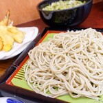 Ramenkuttarou - 2020年2月　天ざるそばご飯セット。十割そば！