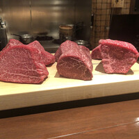 北新地 福多亭 The Ukai - まずはお肉をチョイス